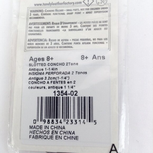 Lot of 13 Tandy Leather Factory Concho Angel Fire Tribal Texas Star Mesa Yucca - Picture 16 of 16